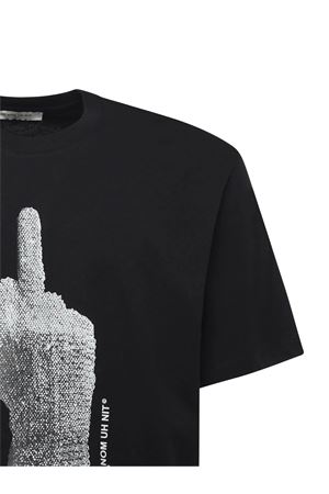 Black cotton T-shirt IH NOM UH NIT | NCW25204009